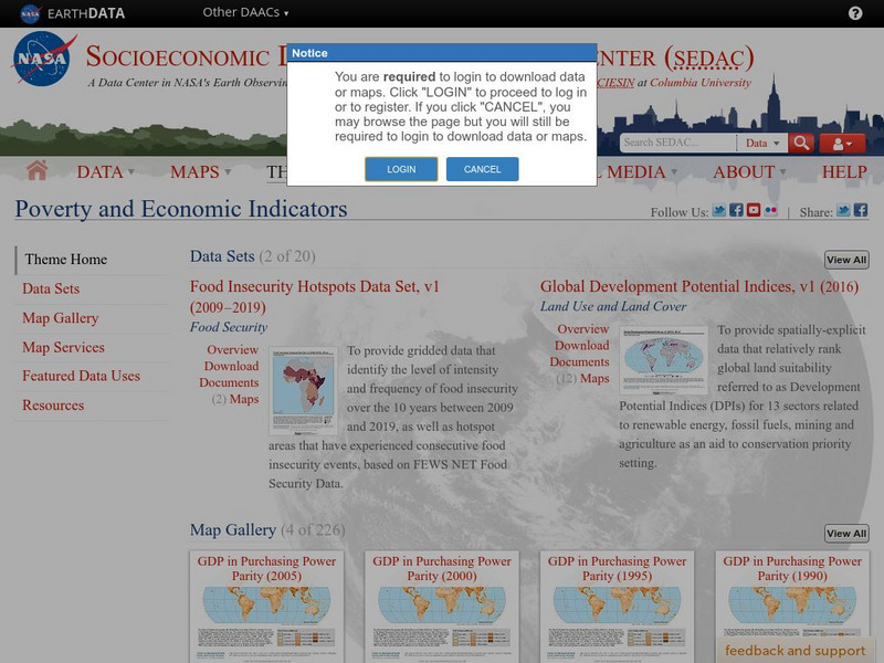 Nasa: Sedac: Poverty and Economic Indicators Website Nasa: Sedac: Poverty and Economic Indicators Website
