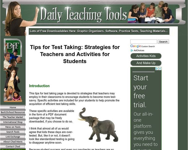 Daily Teaching Tools: Underlining for Comprehension Activity Daily Teaching Tools: Underlining for Comprehension Activity