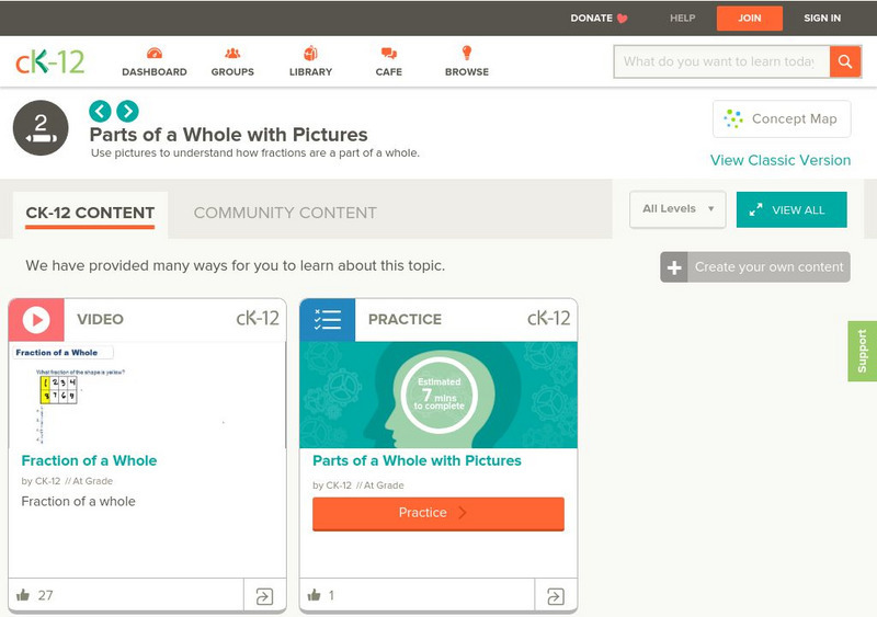 Ck 12: Elem Math: Completing the Whole Add Together Unit Plan