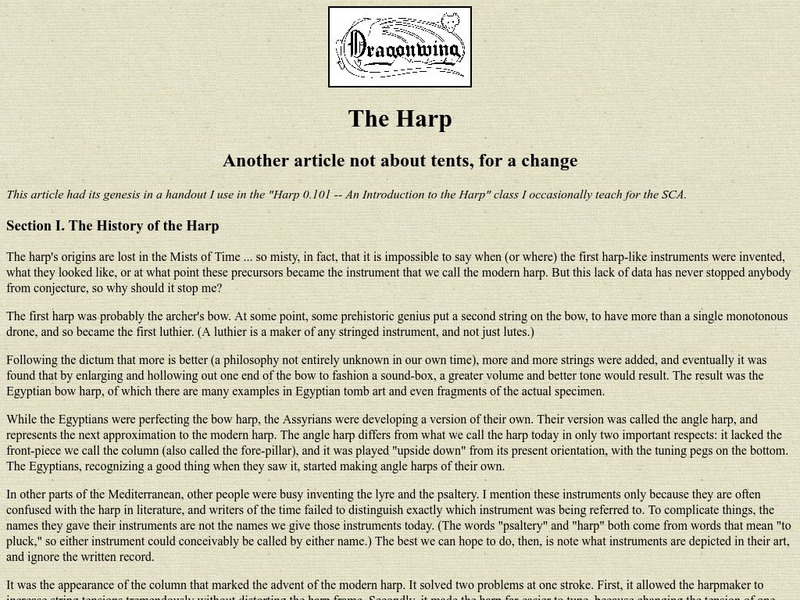 The Harp Handout