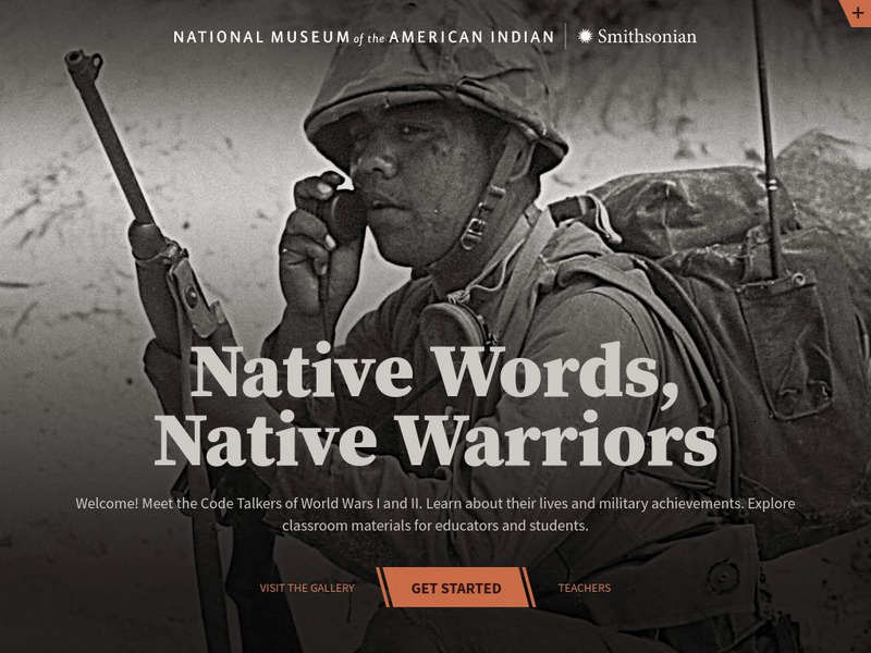 National Museum of the American Indian: Native Words, Native Warriors Website National Museum of the American Indian: Native Words, Native Warriors Website