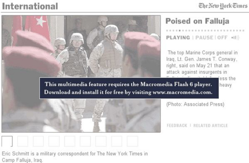New York Times: Marines Poised for Battle in Falluja Interactive New York Times: Marines Poised for Battle in Falluja Interactive