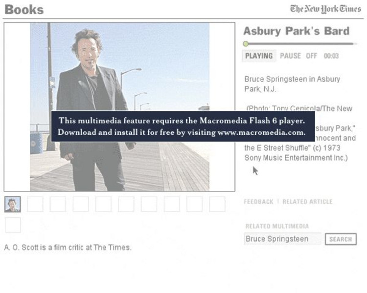 New York Times: Interactive: Bruce Springsteen Graphic New York Times: Interactive: Bruce Springsteen Graphic
