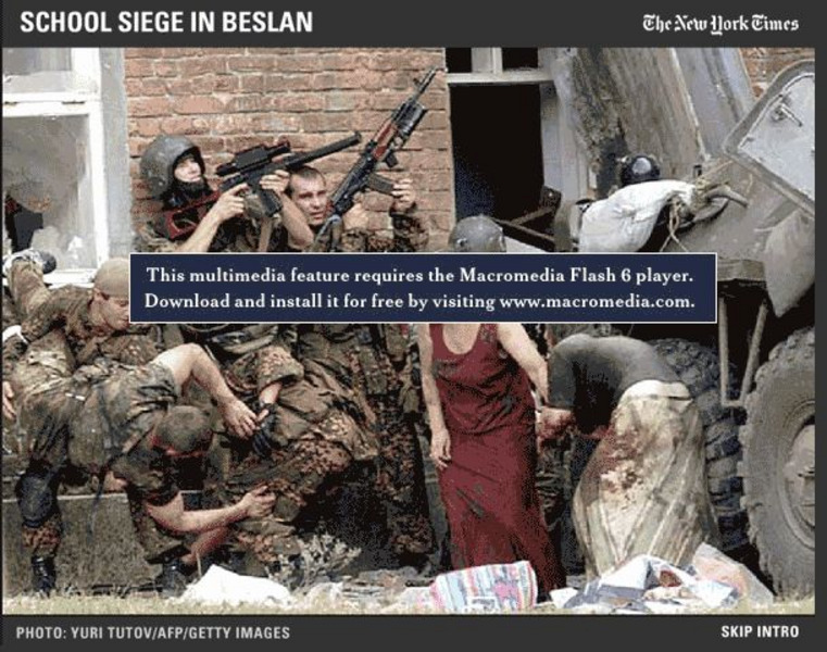 New York Times: Day of Terror in Beslan Interactive New York Times: Day of Terror in Beslan Interactive