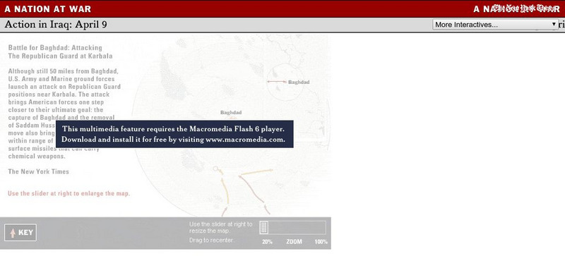 New York Times: Action in Iraq, April 9 Interactive New York Times: Action in Iraq, April 9 Interactive