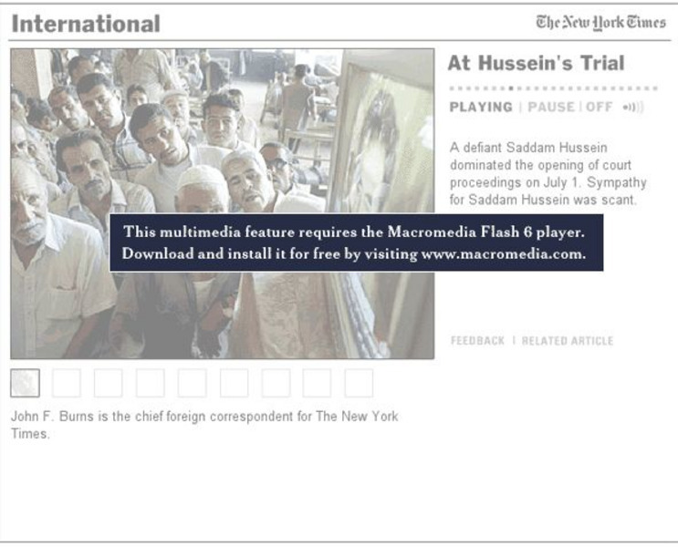 New York Times: At Hussein's Trial Interactive New York Times: At Hussein's Trial Interactive