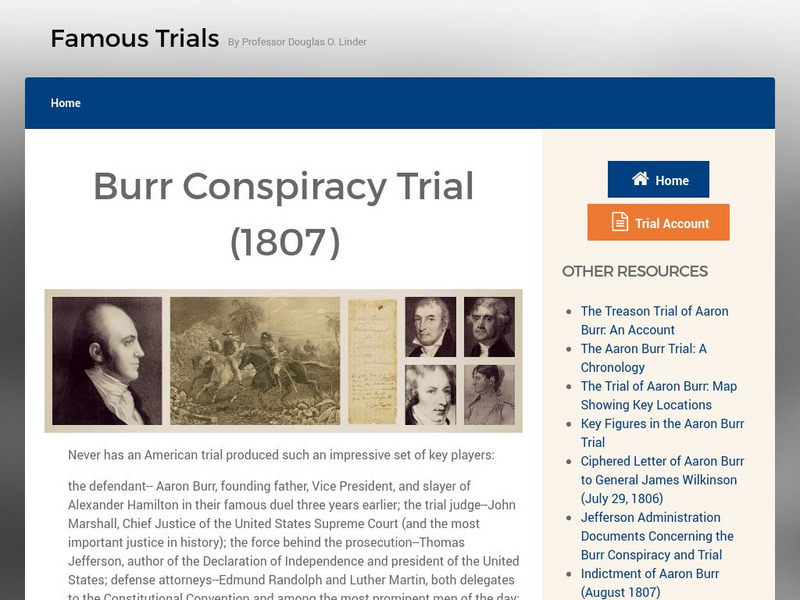 Famous Trials: Alexander Hamilton Biography Primary Famous Trials: Alexander Hamilton Biography Primary