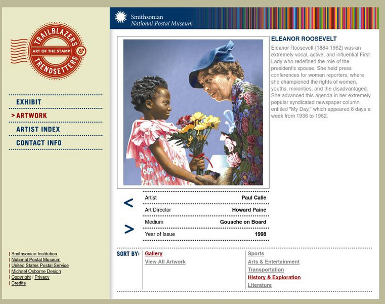 National Postal Museum: Art of the Stamp: Eleanor Roosevelt Graphic National Postal Museum: Art of the Stamp: Eleanor Roosevelt Graphic