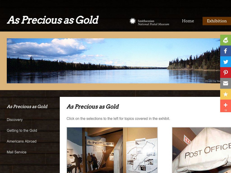 National Postal Museum: As Precious as Gold Website National Postal Museum: As Precious as Gold Website