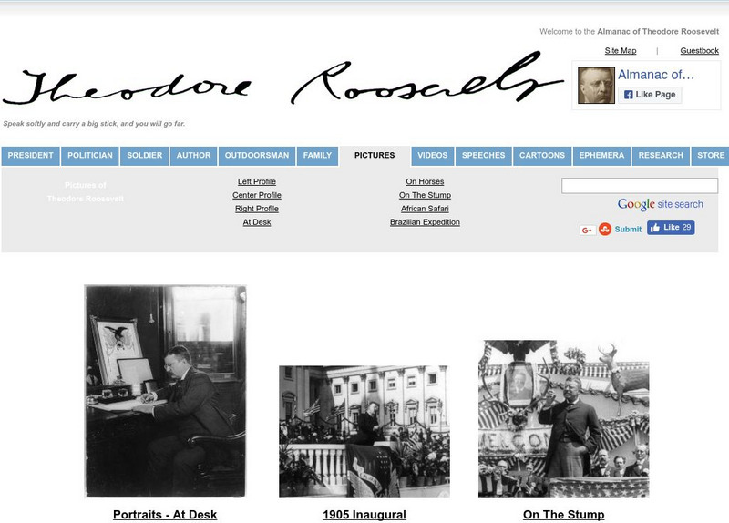 Almanac of Theodore Roosevelt: A Life in Pictures Graphic