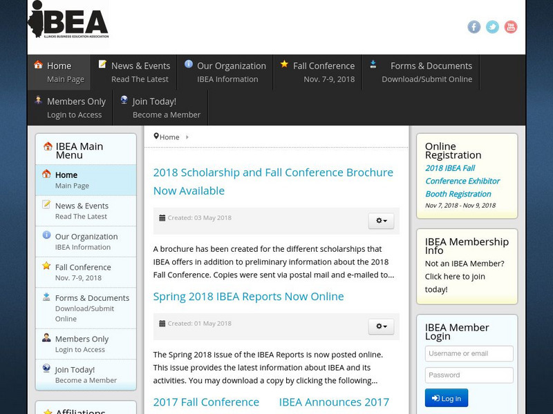 Illinois Business Education Association (Ibea) Website Illinois Business Education Association (Ibea) Website