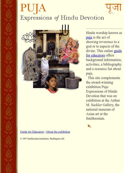 Freer | Sackler Galleries: Puja: Expressions of Hindu Devotion Website Freer | Sackler Galleries: Puja: Expressions of Hindu Devotion Website