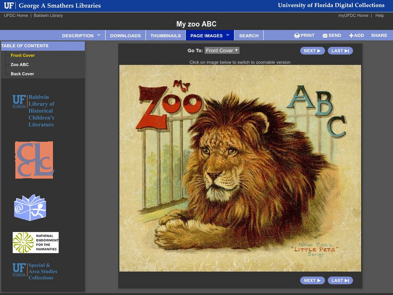 Baldwin Library: My Zoo a B C by Raphael Tuck & Sons Primary Baldwin Library: My Zoo a B C by Raphael Tuck & Sons Primary