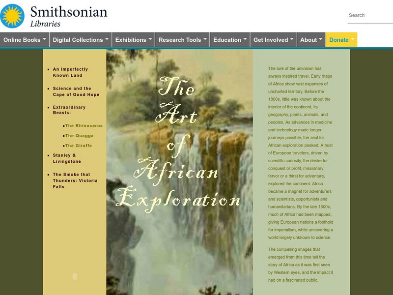 Smithsonian Libraries: The Art of African Exploration Graphic Smithsonian Libraries: The Art of African Exploration Graphic
