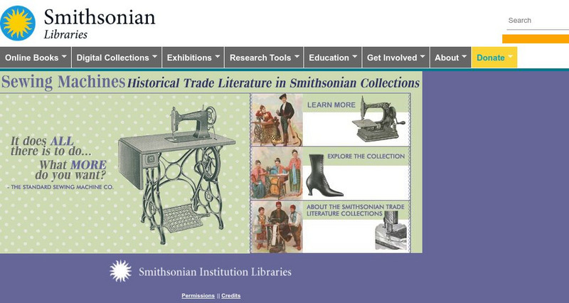 Smithsonian Libraries: Sewing Machines Graphic Smithsonian Libraries: Sewing Machines Graphic
