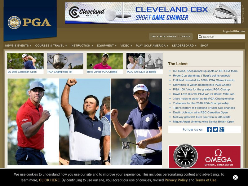 Pga of America Website Pga of America Website