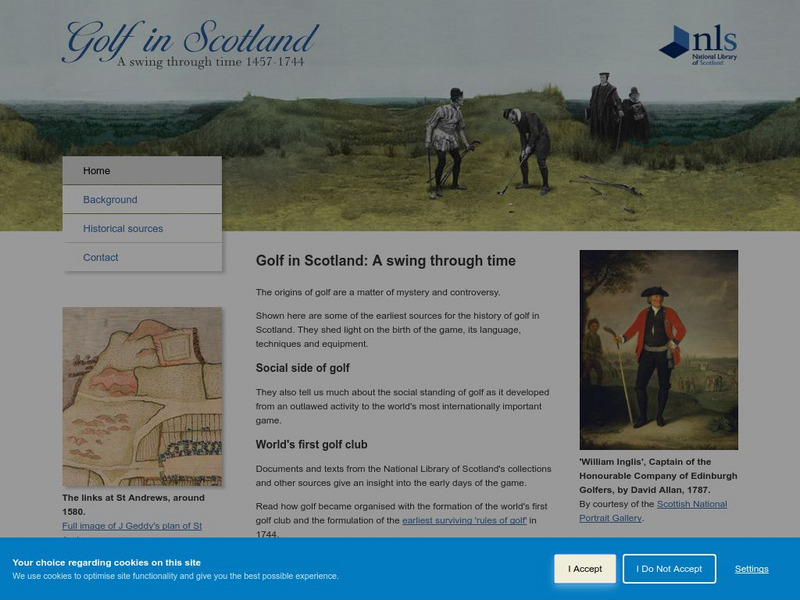 National Library of Scotland: Digital Archive: Golf in Scotland: 1457 1744 Website National Library of Scotland: Digital Archive: Golf in Scotland: 1457 1744 Website