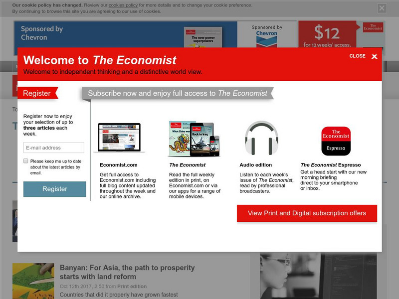 The Economist: Taiwan Article The Economist: Taiwan Article