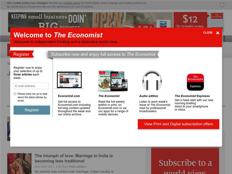 The Economist: Country Briefings: Japan Article The Economist: Country Briefings: Japan Article