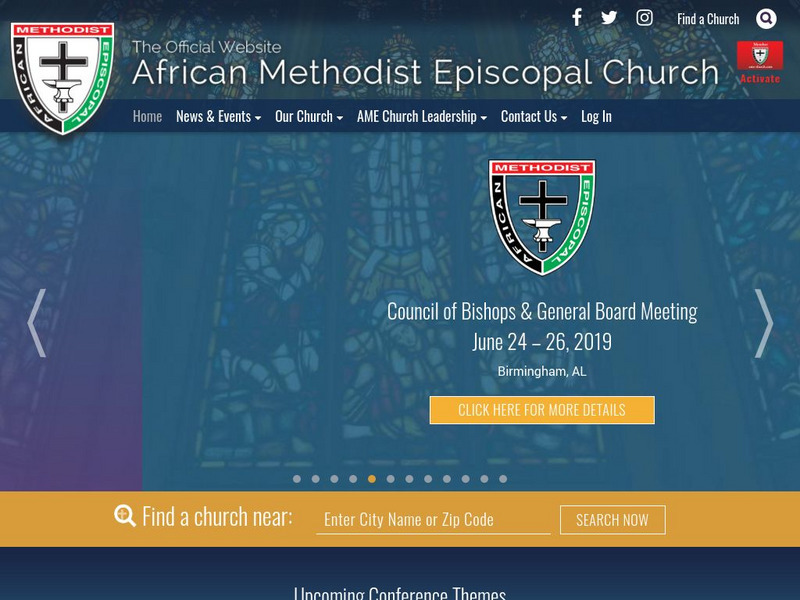 The African Methodist Episcopal Church: Official Website Website The African Methodist Episcopal Church: Official Website Website