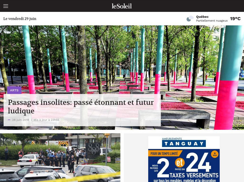 Le Soleil Website Le Soleil Website