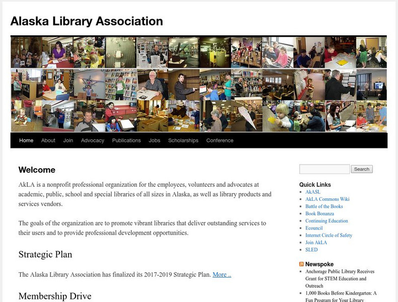 Alaska Library Association (Akla) Website