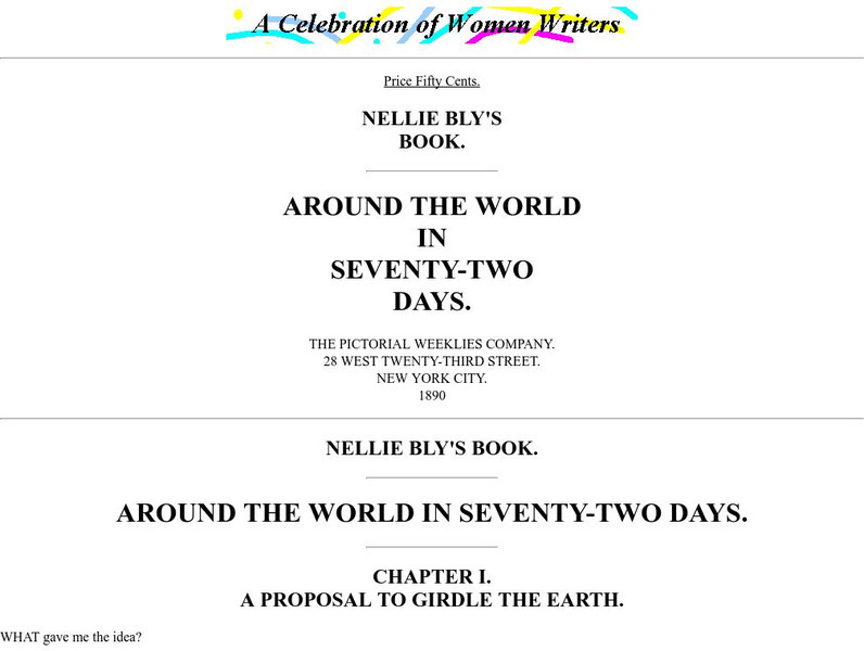 Penn Library: Around the World in Seventy Two Days eBook