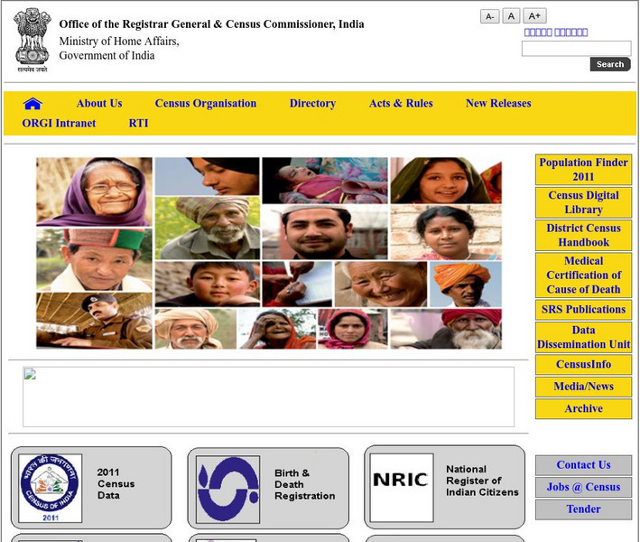 Census of India Website Census of India Website