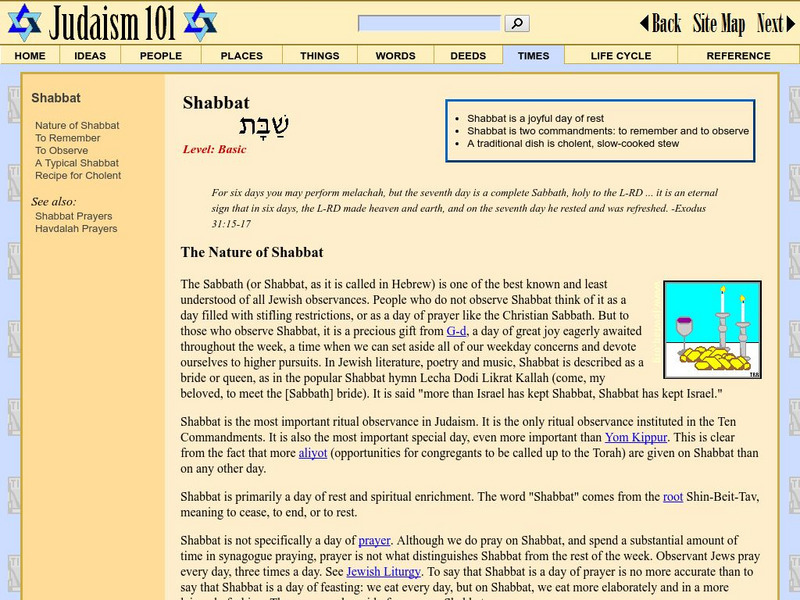 Judaism 101: Shabbat Article Judaism 101: Shabbat Article