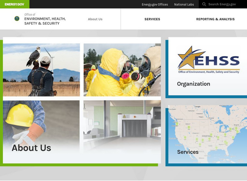 Us Dept. Of Energy: Office of Health, Safety and Security Website