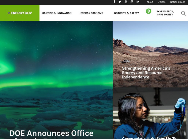 The United States Department of Energy Website The United States Department of Energy Website