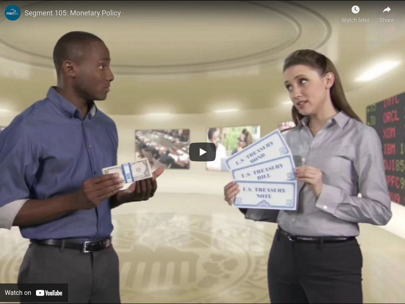 Federal Reserve and You: Monetary Policy Instructional Video Federal Reserve and You: Monetary Policy Instructional Video