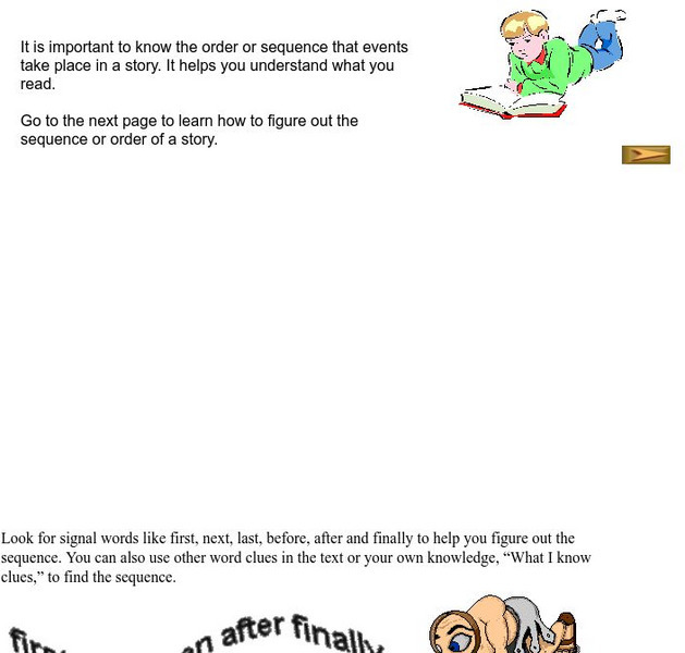 Beacon Learning Center: Sequence of Events Activity Beacon Learning Center: Sequence of Events Activity
