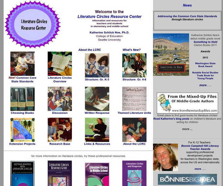 Seattle University: Literature Circles Resource Center Website Seattle University: Literature Circles Resource Center Website