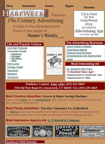 Harp Week: 19th Century Advertising Primary Harp Week: 19th Century Advertising Primary