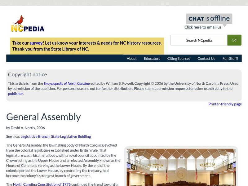 N Cpedia: David A. Norris: General Assembly Handout N Cpedia: David A. Norris: General Assembly Handout