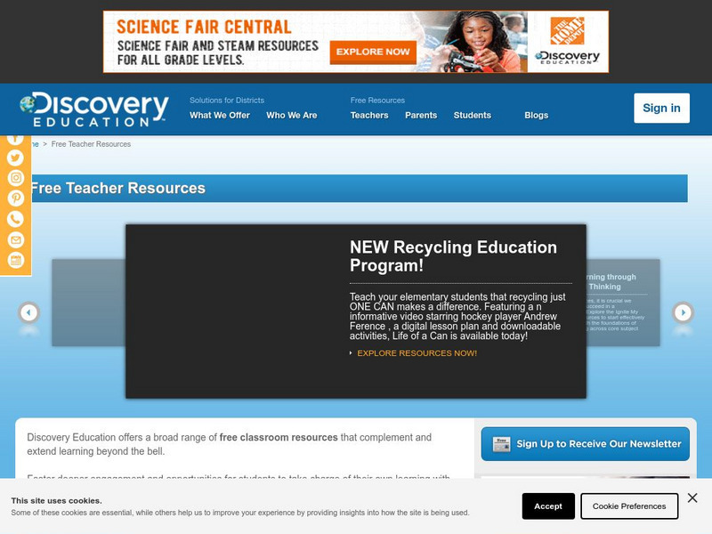 Discovery Education: The Search for Ancient Sharks: Tour the Ancient Seas Website