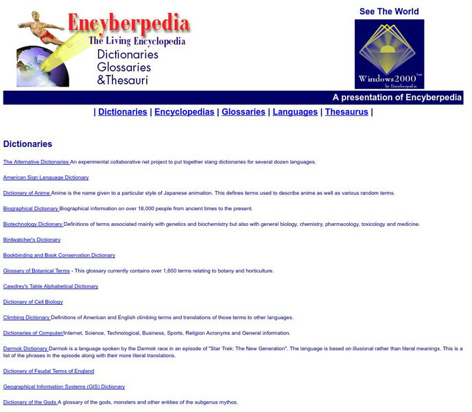 Encyberpedia: The Living Encyclopedia Handout Encyberpedia: The Living Encyclopedia Handout