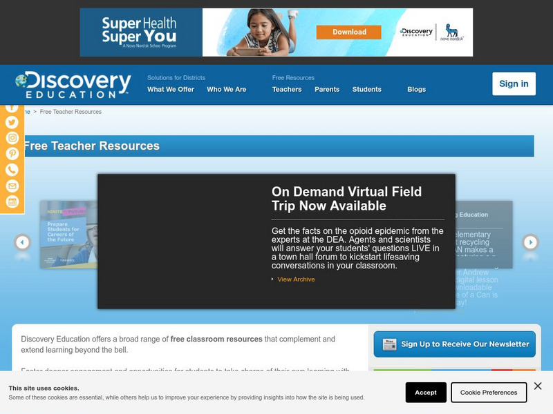 Discovery Education: Dynamic Earth, Tsunami Lesson Plan Discovery Education: Dynamic Earth, Tsunami Lesson Plan