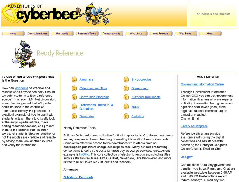 Cyber Bee: Ready Reference Handout Cyber Bee: Ready Reference Handout