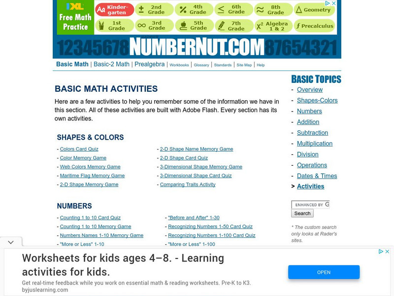 Number Nut: Subtraction: Comparing Subtraction Differences (Up to Two Digits) Unknown Type Number Nut: Subtraction: Comparing Subtraction Differences (Up to Two Digits) Unknown Type
