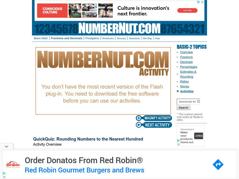 Number Nut: Rounding Numbers to the Nearest Hundred Unknown Type Number Nut: Rounding Numbers to the Nearest Hundred Unknown Type