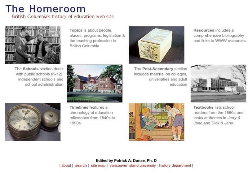 The Homeroom: British Columbia's History of Education Website The Homeroom: British Columbia's History of Education Website