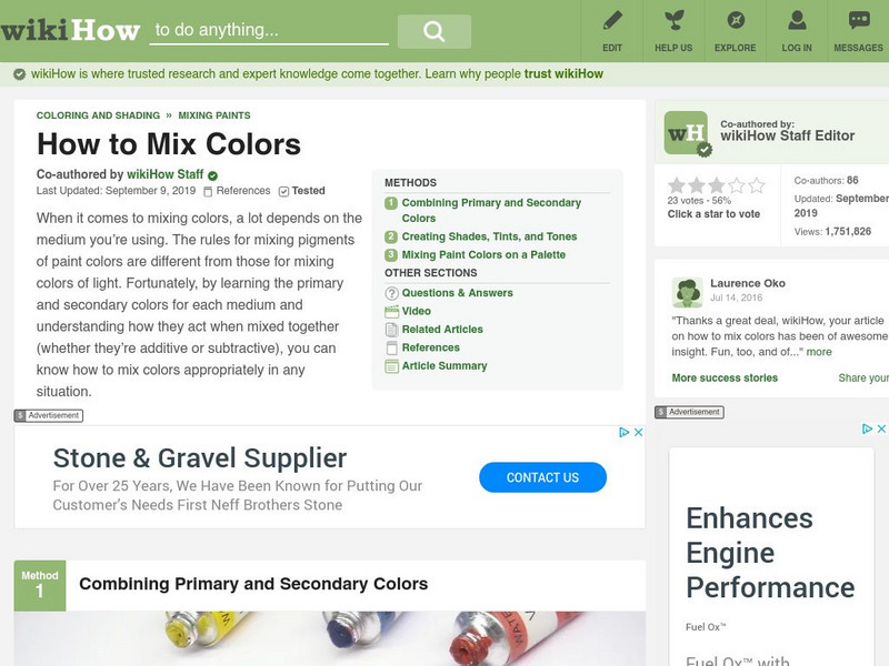 Wiki How: How to Mix Colors Properly Article Wiki How: How to Mix Colors Properly Article
