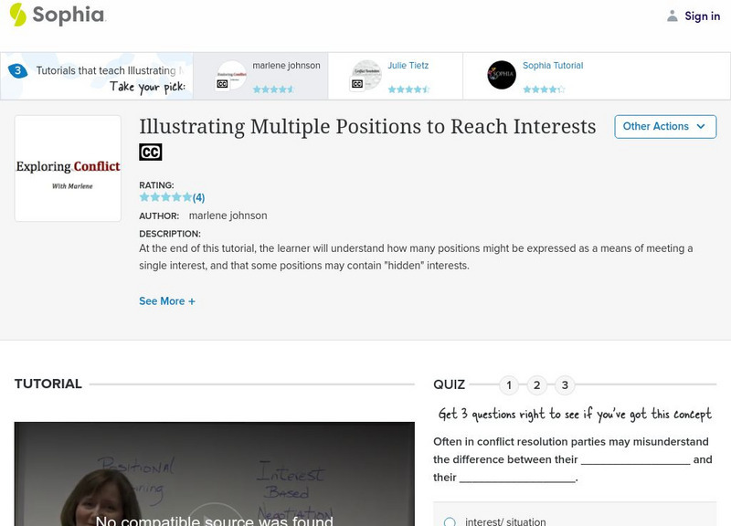 Sophia: Illustrating Multiple Positions to Reach Interests: Lesson 2 Instructional Video Sophia: Illustrating Multiple Positions to Reach Interests: Lesson 2 Instructional Video