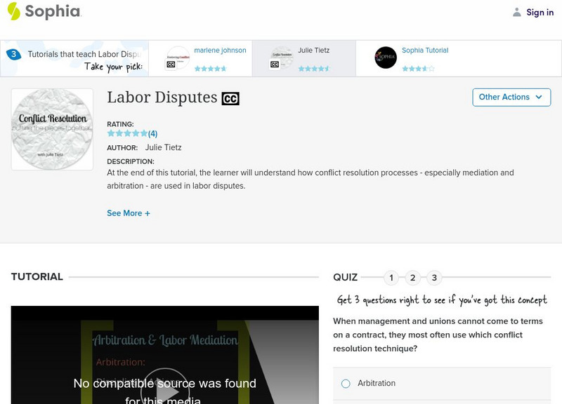 Sophia: Labor Disputes: Lesson 1 Unit Plan Sophia: Labor Disputes: Lesson 1 Unit Plan