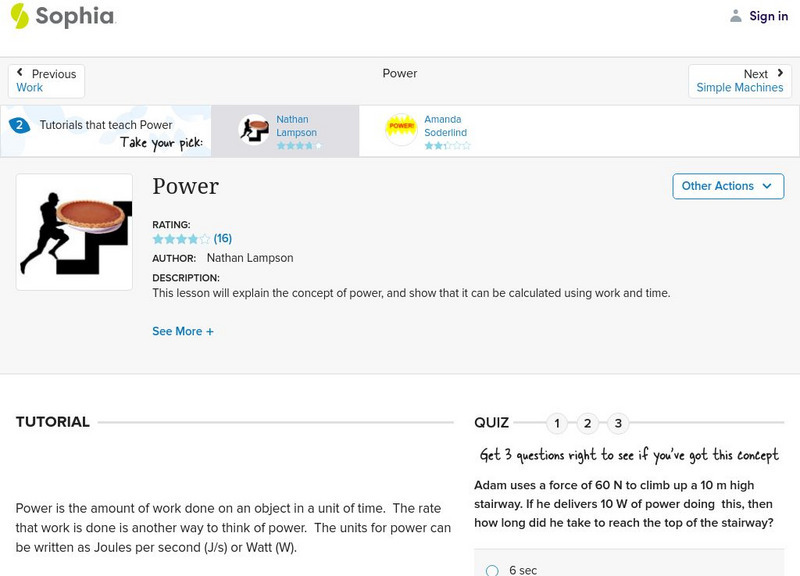Sophia: Power: Lesson 2 Unit Plan Sophia: Power: Lesson 2 Unit Plan
