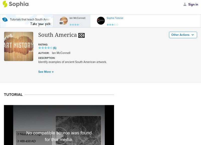 Sophia: South America: Lesson 1 Instructional Video