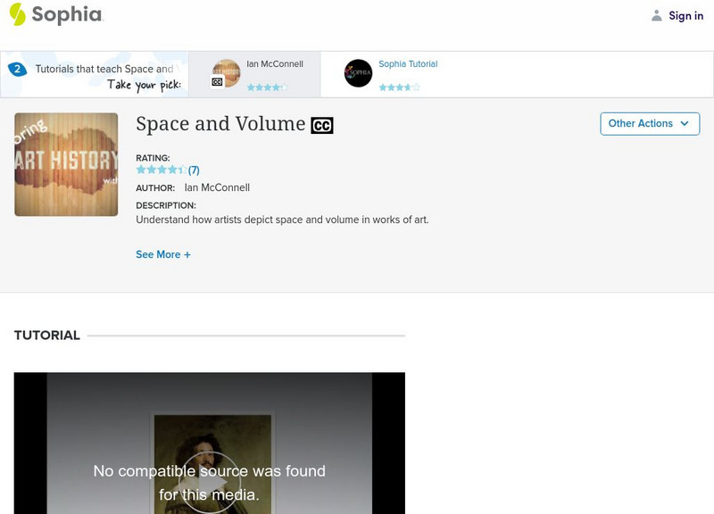 Sophia: Creating Space and Volume in 2 D Compositions Instructional Video Sophia: Creating Space and Volume in 2 D Compositions Instructional Video