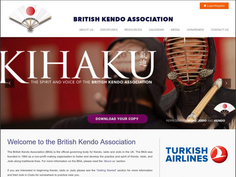 British Kendo Association Website